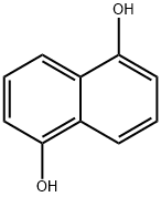 1,5-二羟基萘 结构式