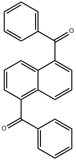 1,5-ナフタレンジイルビス(フェニルメタノン) 化学構造式