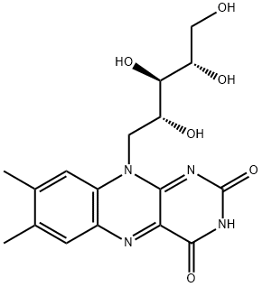 维生素 B2 结构式