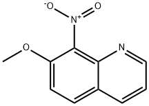 7-メトキシ-8-ニトロキノリン 化学構造式