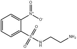 N-(2-アミノエチル)-2-ニトロベンゼンスルホンアミド 化学構造式