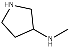 N-甲基吡咯烷-3-胺, 83030-08-4, 结构式