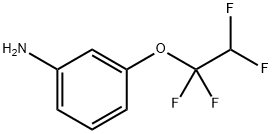 3-(1,1,2,2-テトラフルオロエトキシ)ベンゼンアミン 化学構造式