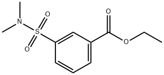 Benzoic acid, 3-[(diMethylaMino)sulfonyl]-, ethyl ester Structure