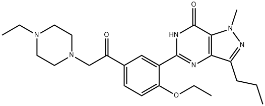 Acetildenafil Structure