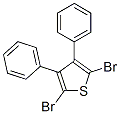 2,5-DIBROMO-3,4-DIPHENYL-THIOPHENE Structure