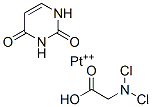 dichloroglycineuracil platinum(II) Structure