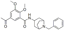 5-acetyl-N-(8-benzyl-8-azabicyclo[3.2.1]oct-3-yl)-2,3-dimethoxy-benzam ide Structure