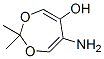 6-アミノ-2,2-ジメチル-1,3-ジオキセピン 化学構造式