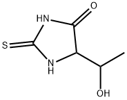 4-Imidazolidinone, 5-(1-hydroxyethyl)-2-thioxo- (9CI) Structure