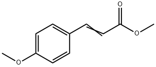 4-メトキシベンゼンアクリル酸メチル 化学構造式