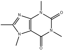 1,3,7,8-四甲基黄嘌呤, 832-66-6, 结构式