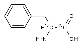 DL-Phenylalanine-13C2 Structure