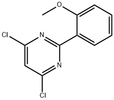 4,6-DICHLORO-2-(2-METHOXYPHENYL)PYRIMIDINE 结构式