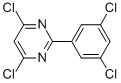 4,6-DICHLORO-2-(3,5-DICHLOROPHENYL)PYRIMIDINE Structure