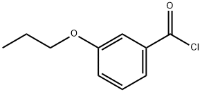 3-丙氧基苯甲酰氯, 83230-74-4, 结构式