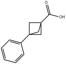 3-phenylbicyclo[1.1.1]pentane-1-carboxylic acid, 83249-04-1, 结构式