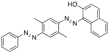 1-[[2,5-dimethyl-4-(phenylazo)phenyl]azo]-2-naphthol 结构式