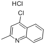 4-CHLOROQUINALDINE HCL Structure