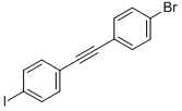 1-BROMO-4-[2-(4-IODOPHENYL)ETHYNYL]BENZENE Structure