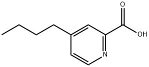 4-N-丁基吡啶-2-羧酸 结构式