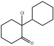 2-CHLORO-2-CYCLOHEXYLCYCLOHEXANONE 结构式