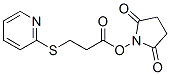 1-[1-oxo-3-(2-pyridylthio)propoxy]pyrrolidine-2,5-dione Struktur