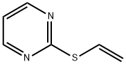 2-乙烯巯基嘧啶 结构式