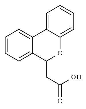6-Carboxymethyl-6H-dibenzo(b,d)pyran Structure