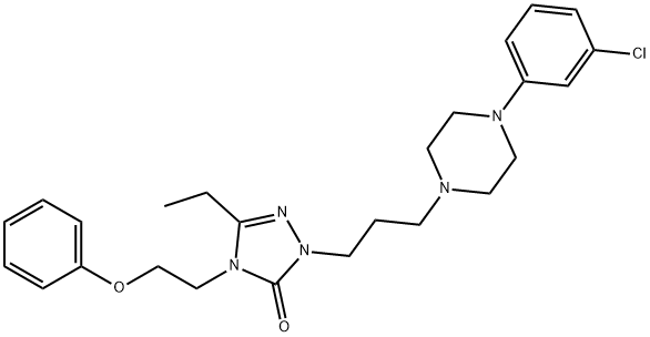 ネファゾドン 化学構造式