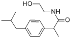 N-(2-羟基乙基)-2-[4-(2-甲基丙基)苯基]丙酰胺, 83394-44-9, 结构式