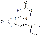 methyl N-[4-(3,6-dihydro-2H-pyridin-1-yl)-8-oxo-9-oxa-1,3,7-triazabicy clo[4.3.0]nona-2,4,6-trien-2-yl]carbamate Struktur