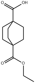 Bicyclo[2.2.2]octane-1,4-dicarboxylic acid, Monoethyl ester Structure
