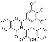 2-[4-oxo-2-(3,4,5-trimethoxyphenyl)quinazolin-3-yl]-3-phenyl-propanoic acid 结构式