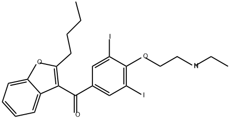 Desethylamiodarone Structure