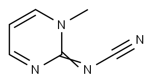 Cyanamide, (1-methyl-2(1H)-pyrimidinylidene)- (9CI) 结构式