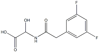 Acetic  acid,  [[(3,5-difluorophenyl)acetyl]amino]hydroxy-  (9CI) Structure