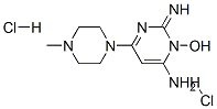 3-hydroxy-2-imino-6-(4-methylpiperazin-1-yl)pyrimidin-4-amine dihydroc hloride 结构式