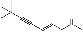 (E)-N,6,6-三甲基庚-2-烯-4-炔-1-胺, 83554-69-2, 结构式