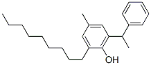 4-メチル-2-ノニル-6-(1-フェニルエチル)フェノール 化学構造式