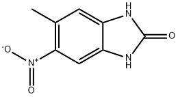 5-硝基-6-甲基苯骈咪唑酮, 83573-62-0, 结构式
