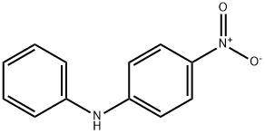 1-[フェニルアミノ]-4-ニトロベンゼン 化学構造式