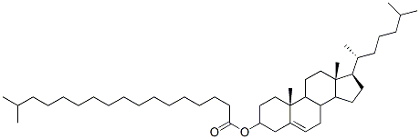 胆甾醇异硬脂酸酯 结构式