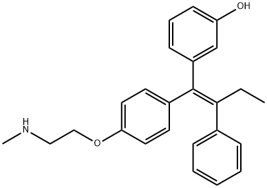 N-Desmethyl Droloxifene, 83647-33-0, 结构式