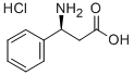 (S)-(-)-3-Amino-3-phenylpropionic acid hydrochloride Structure