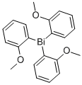 トリス(2-メトキシフェニル）ビスムチン 化学構造式