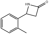 4-(邻甲苯基)氮杂环丁烷-2-酮, 83725-15-9, 结构式