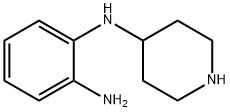 N-(4-ピペリジニル)-1,2-ベンゼンジアミン 化学構造式