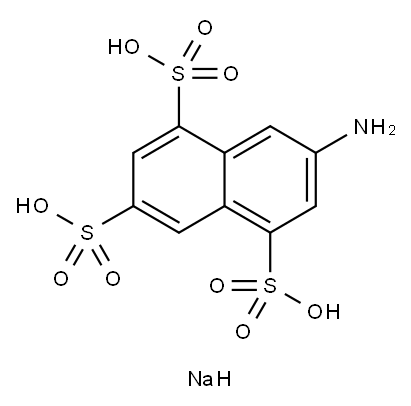 2-NAPHTHYLAMINE-4,6,8-TRISULFONIC ACID Structure