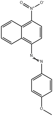Diazene, (4-methoxyphenyl)(4-nitro-1-naphthalenyl)- Structure